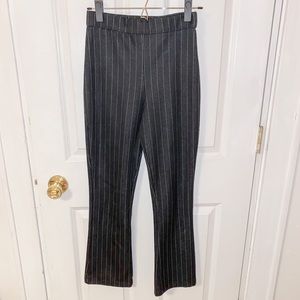 Hollister Pinstripe Kick Flare Pants